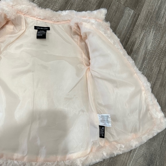 Baby girls Calvin Klein Jeans pale pink coat- 6-9 months - Picture 8 of 9